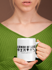 Load image into Gallery viewer, Armor of God - White Ceramic Mug