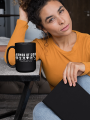 Load image into Gallery viewer, Armor of God - Black Mug 15oz