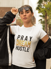 Load image into Gallery viewer, Pray Dream Hustle - Women's Ultra Cotton Tee
