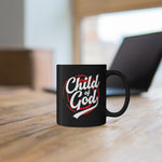 Load image into Gallery viewer, Child of God - Black mug 11oz
