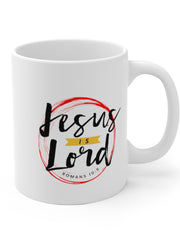 Load image into Gallery viewer, Jesus is Lord - White Ceramic Mug
