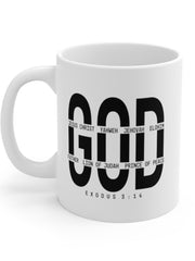 Load image into Gallery viewer, God - White Ceramic Mug
