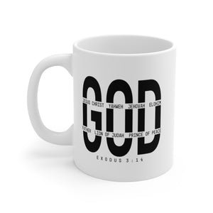 God - White Ceramic Mug