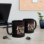Load image into Gallery viewer, Jesus is Lord - Black mug 11oz
