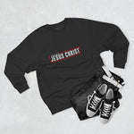Load image into Gallery viewer, Powered by Jesus Christ - Men&#39;s Premium Crewneck Sweatshirt
