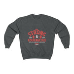Load image into Gallery viewer, Men&#39;s Be strong and Courageous Heavy Blend™ Crewneck Sweatshirt
