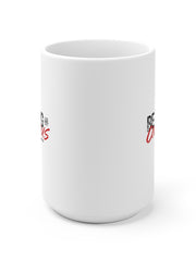 Load image into Gallery viewer, Be Strong and Courageous - White Ceramic Mug
