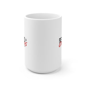 Be Strong and Courageous - White Ceramic Mug