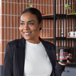 Load image into Gallery viewer, By His Stripes We are Healed - Black mug 11oz
