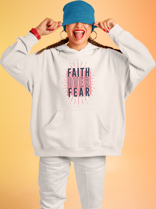 Faith over Fear - Unisex Heavy Blend™ Hooded Sweatshirt