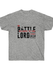 Load image into Gallery viewer, The Battle belongs to you Lord - Men&#39;s Ultra Cotton Tee
