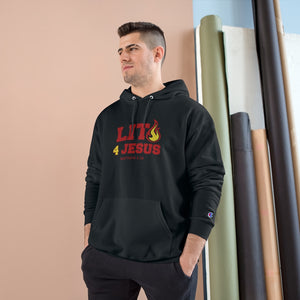 Lit 4 Jesus - Unisex Champion Hoodie