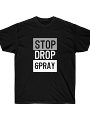 Load image into Gallery viewer, Stop Drop Pray - Unisex Ultra Cotton Tee
