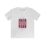 Load image into Gallery viewer, Faith over Fear - Kids Softstyle Tee
