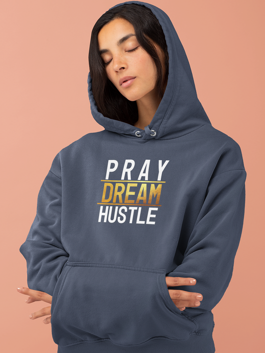 Pray Dream Hustle - Women's Heavy Blend™ Hooded Sweatshirt