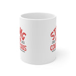 Load image into Gallery viewer, Be Strong and Courageous - White Ceramic Mug
