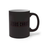Load image into Gallery viewer, Powered by Jesus Christ - Color Changing Mug
