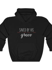 Load image into Gallery viewer, Saved By His Grace - Women&#39;s Heavy Blend™ Hooded Sweatshirt

