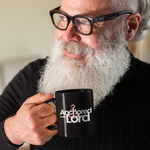 Load image into Gallery viewer, Anchored in the Lord - Black mug 11oz
