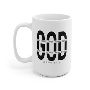 God - White Ceramic Mug