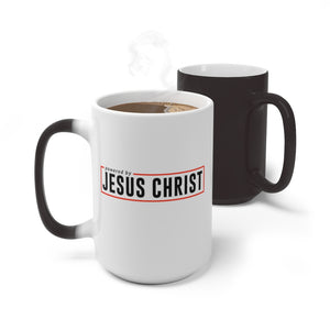 Powered by Jesus Christ - Color Changing Mug