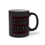 Load image into Gallery viewer, By His Stripes We are Healed - Color Changing Mug
