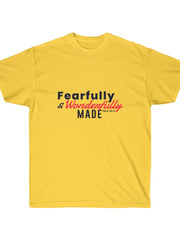 Load image into Gallery viewer, Fearfully and Wonderfully Made - Women&#39;s Ultra Cotton Tee
