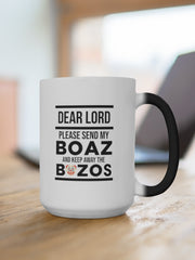 Load image into Gallery viewer, Lord Send My Boaz - Color Changing Mug
