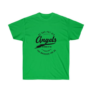 He has put His Angels In charge of you - Women's Ultra Cotton Tee