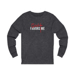 Load image into Gallery viewer, God Favors Me - Women&#39;s Jersey Long Sleeve Tee
