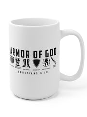 Load image into Gallery viewer, Armor of God - White Ceramic Mug
