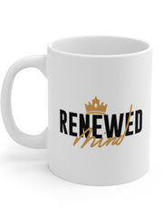 Load image into Gallery viewer, Renewed Mind - White Ceramic Mug
