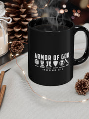 Load image into Gallery viewer, Armor of God - Black mug 11oz
