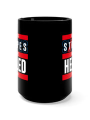 Load image into Gallery viewer, By His Stripes We are Healed - Black Mug 15oz
