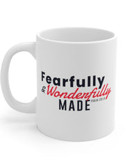 Load image into Gallery viewer, Fearfully and Wonderfully Made - White Ceramic Mug

