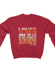 Load image into Gallery viewer, Men&#39;s I am the Way the Truth the Life Heavy Blend™ Crewneck Sweatshirt
