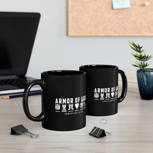 Armor of God - Black mug 11oz