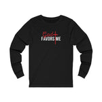 Load image into Gallery viewer, God Favors Me - Women&#39;s Jersey Long Sleeve Tee
