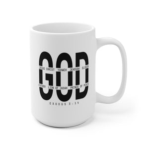 God - White Ceramic Mug