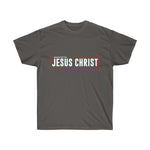 Load image into Gallery viewer, Powered by Jesus Christ - Men&#39;s Ultra Cotton Tee
