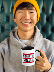 Load image into Gallery viewer, By His Stripes We are Healed - Color Changing Mug
