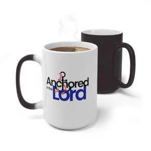 Anchored in the Lord - Color Changing Mug