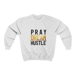 Pray Dream Hustle - Men's Heavy Blend™ Crewneck Sweatshirt