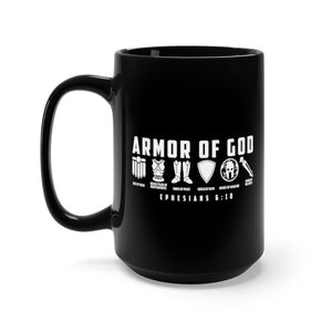 Armor of God - Black Mug 15oz