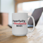 Load image into Gallery viewer, Fearfully and Wonderfully Made - White Ceramic Mug
