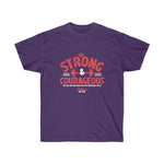 Load image into Gallery viewer, Be Strong and Courageous - Men&#39;s Ultra Cotton Tee
