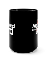 Load image into Gallery viewer, Anchored in the Lord - Black Mug 15oz
