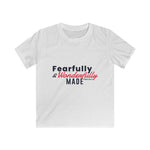 Load image into Gallery viewer, Fearfully and Wonderfully Made - Kids Softstyle Tee
