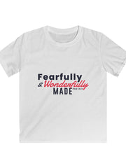 Load image into Gallery viewer, Fearfully and Wonderfully Made - Kids Softstyle Tee

