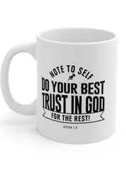 Load image into Gallery viewer, Note to Self - White Ceramic Mug
